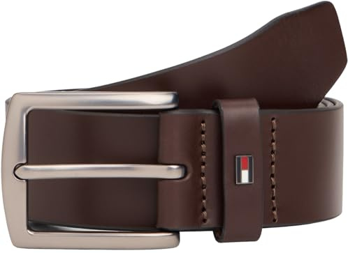 Tommy Hilfiger Herren Gürtel Denton 4,0 cm Ledergürtel, Braun (Coffee Bean), 110 cm