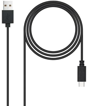 Watio Wave Cable usb - usb 2.0 tipo usb-c/m a/m, 3 m de longitud, 3a de potencia, color negro, ideal para transferencias rápidas y carga eficiente.*