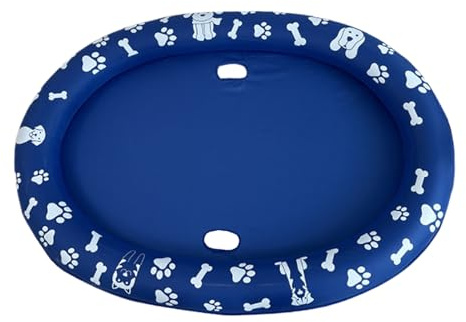 Penlimly Bañera para Perros | Piscina Hinchable para Mascotas - Colchoneta Flotante Antideslizante Antiarañazos para Juegos Acuáticos En Piscina Playa Y Jardín