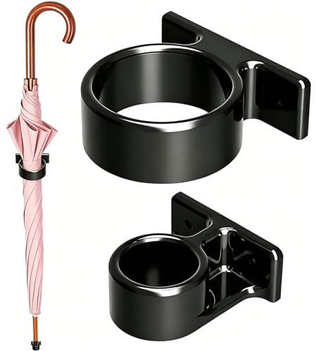 Umbrella Stand, Wall-Mounted RV Organiser with Drip Tray, Compact Umbrella Holder for Narrow Spaces, Car Trunk Storage Solution, Multi-Functional Design for Home and Office Use