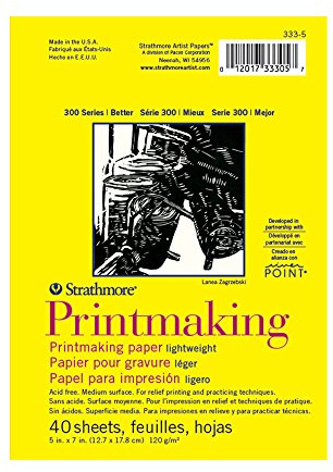 Pro-Art Strathmore Grabado Bloc de Papel (12,7 x 17,7 cm, 40 Hojas