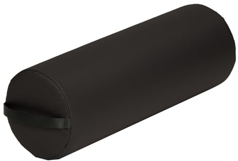EarthLite Unisex Adult Full Round Jumbo Massage Bolster, Black, Full Round Jumbo US