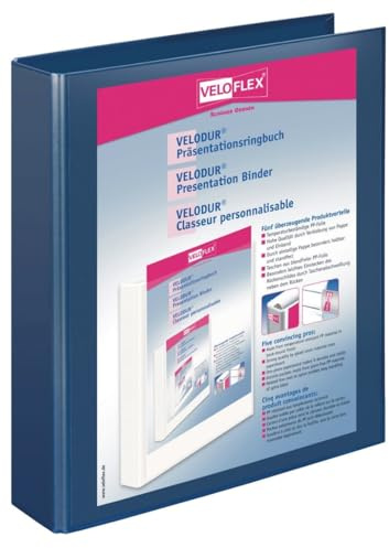 Veloflex Ringbuch Velodur A4 30mm 4 Ringe dunkelblau