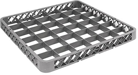 Vogue Glass Rack Extender - 36 compartments | Increases storage height to protect taller glassware, with secure stacking to optimize professional kitchen space.