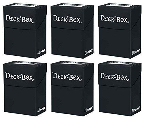 Ultra-Pro Box 6x Ultra Pro Deck Box Schwarz - Black im Sparset