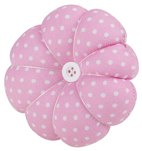 GLOGLOW Nette Nähnadel Pin Kissen Einstellbare Kürbis Handgelenk Pin Kissen Handwerk DIY Werkzeug für Home Nähen Nadelkissen(Pink)