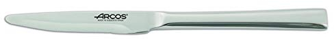 Arcos Serie Capri - Scatola 12 pezzi Coltello da Dessert Cucchiaio frutta Coltello Tavola - Monoblocco Unipezzo 80 mm Colore Argento (12 pcs)