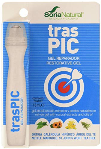 Soria Natural Traspic Gel Reparador – Alivia las Picaduras – Ayuda a Calmar la Piel Irritada - Con Extractos Naturales de Ortiga, Caléndula e Hipérico - Roll-on 15 ml