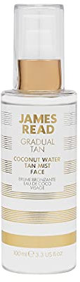 James Read Coconut Mist Spray Gradual Tan per il viso, tono medio, 100 ml