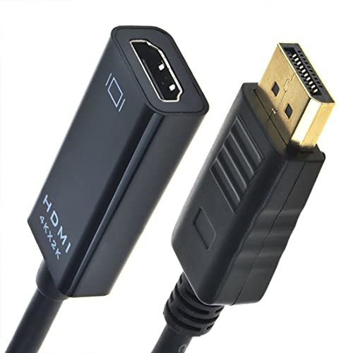 CY Adattatore da DisplayPort a HDMI, DP DisplayPort maschio a HDMI 1.4 femmina, convertitore per monitor 4K 2K 30hz Ultra HD