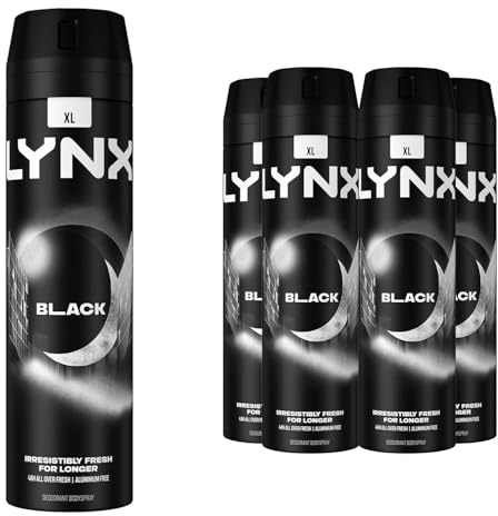 Lynx Black Bodyspray 200 ml x 5 pack