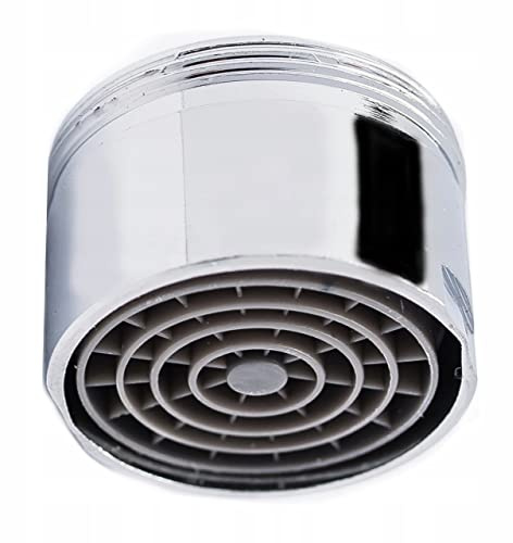 AquaParts Perlstrahler Strahlregler M28 | Wasserhahn Sieb Einsatz | Mischdüse mit Edelstahlfilter | für Wasserhähne, Wasserhahn
