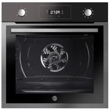 HOOVER HOZ5870IN/1, Four encastrable, Chaleur pulsée, Pyrolyse, Multifonction, Auto-nettoyage, 7 Programmes de cuisson, 60 cm, 70 L, Noir