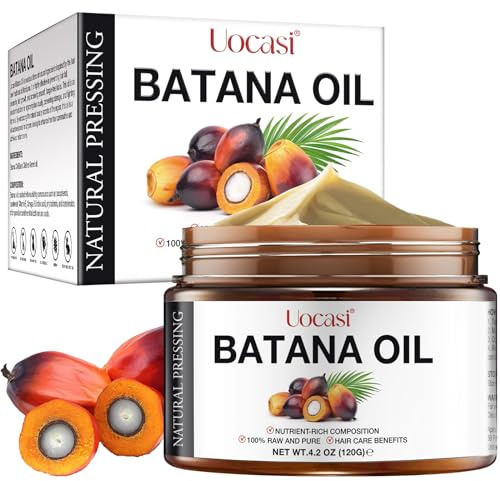 Raw Batana Oil 120g - 100% naturlig, ren,orefinierad och ekologisk - för hårväxt,behandla torrt skadat hår,återfuktar hår och hårbotten,håravfall och förbättrar hårtjocklek - lämplig för alla hårtyper