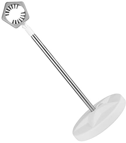 OHPHCALL Supporto Per Asciugacapelli Professionale in Inossidabile Portaphon Da Terra Stabile e Hands Asciugatura Di Capelli e Pelo Animali Strumento Antiscivolo