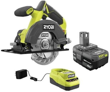 ONEAND 18V Cordless 5-1/2 in. Circular Saw KIT with 4.0 AH Battery and Charger