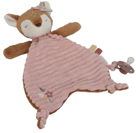 Little Dutch 9002 Kuscheltuch Schnullertuch REH - Fairy Garden rosa