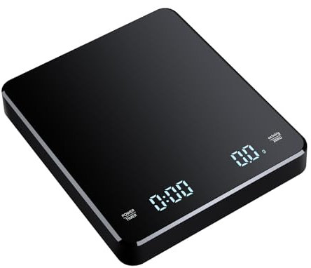 Báscula de café, Herramientas de Medición de Alta Precisión con Temporizador, Ideal para, Cocina, Material ABS