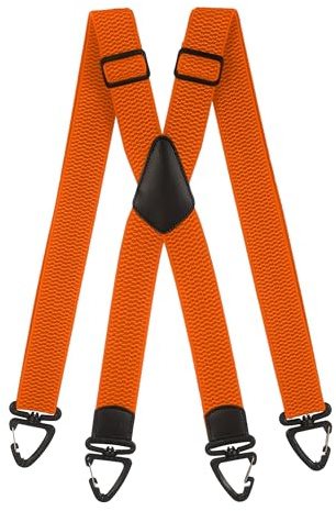 Olata Robusta X-remmar med plastkarbinhakar - bredd 4 cm, justerbar och unisex, 1 stycke, One size