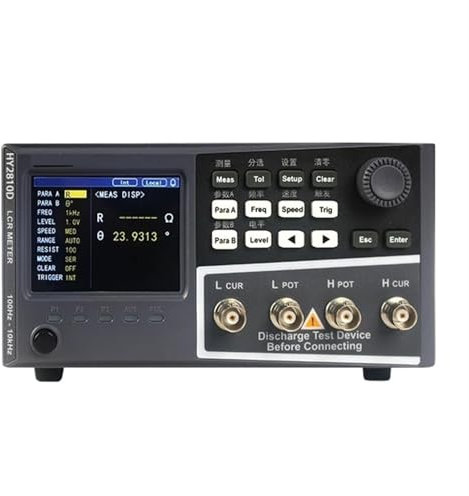 BASSFLY Multimètre Testeur de Pont numérique HY2810D Résistance de condensateur d'inductance LCR de Haute précision Lecture précise(HY2810D)