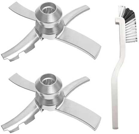 Replacement Ice Cream Maker Blades, 6 Pieces Replacement Paddle Blade for Ice Cream Maker with Brush Ice Cream Maker Accessories Compatible with Creamerizer NC101 NC201 NC205 NC300 NC301