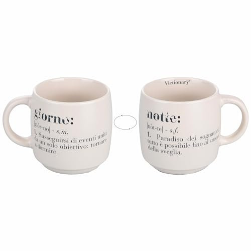 Villa d'Este Home Tivoli 1996 Tazza/mug impilabile 350 ml in gres, Victionary