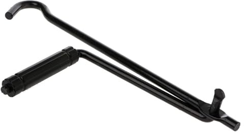 Mango de scissor jack - llave de elevación de autos, manivela manual | Mango de gato de lug de la rueda de hierro, herramienta de llave de cigüeñal con gato de tijera para engranaje de cambio de neumá