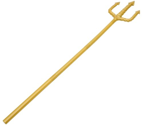KOMBIUDA Demone Smontabile per Halloween Forcone Cosplay Leggero con Liscio Accessorio Decorativo per Feste e