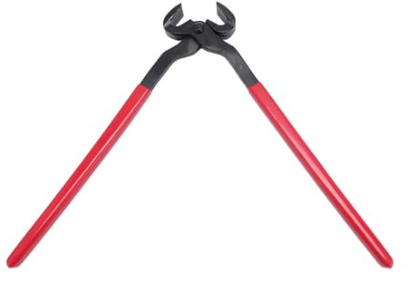 Acouto Tronchese per Zoccolo in Acciaio Inossidabile Manico Antiscivolo in Silicone Strumento Multiuso per Zoccolo di Cavallo per Maniscalco per Pecore Capre Tronchese per Alpaca in Acciaio Formato
