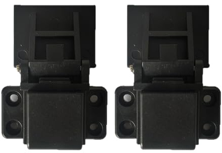 Generisch Charnières anti-poussière pour tourne-disque, charnières de rechange pour tourne-disque, charnières en plastique, pièces de tourne-disque, joint de couverture