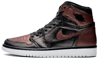 Jordan W Air 1 Hi Og (Black/Black-MTLC Rose Gold 9.5W)