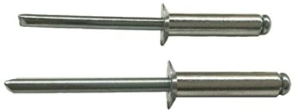 Blindnieten Senkkopf Alu/Stahl Ø 3,0/3,2/4,0/4,8/5,0 Länge und Stück wählbar 50 und 100 (50, 4,0 x 16)