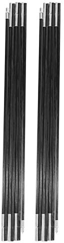 Asta di supporto per tenda in fibra di vetro 4M Robusta, antiruggine, palo per tenda pieghevole elastico ad alta resistenza per campeggio, escursionismo, attività all'aperto