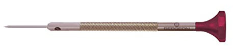 Bergeon Schraubendreher 30081-AT-220, aus Inox, mit Edelstahlklinge, 2,2 mm, mit 2 Ersatzklingen
