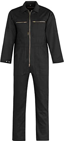 STØRVIK Rallye-Kombination Baumwolle Arbeitsoverall Rallyekombi - Schwarz - Größe 64