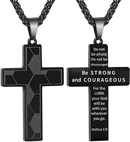 GLITTO Soccer Cross Necklace for Boys Men Accessories Stuff Religious Christian Baptism First Communion Confirmation Baptism Stuffers Jewelry Gifts Teen Teenage Kids 2026 World Cup