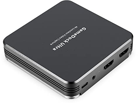 LERORA Scheda di acquisizione Video, Scheda di acquisizione Video 4K HDR 1080P120FPS da HD a USB3.1 Tipo C Registrazione Live Streaming(326)