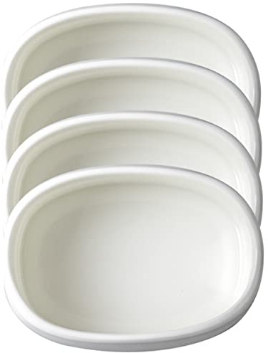 LABRIMP Porta Bustine Di Tè in Ceramica Bianca 4 Pezzi Scatola Porta Bustine Di Zucchero e Contenitore Per Capsule Organizzatore Compatto e Piccoli Oggetti Da Tavolo