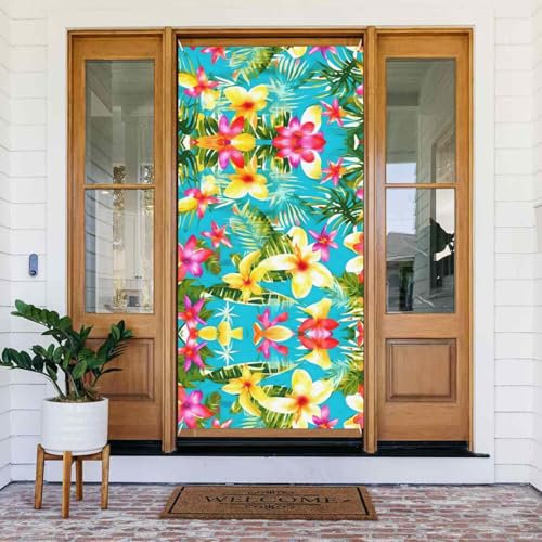 Sommer Stil Hawaii Druck Tür Abdeckung Banner Party Dekorationen Veranda Schilder für Geburtstage Indoor Outdoor