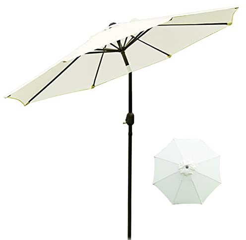 Parasol de terrasse résistant au vent – Pare-soleil élégant pour jardin, plage, piscine ou table de billard – Auvent réglable pour une ombre et une protection ultimes