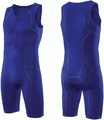 Triathlondräkter Herr Tri Dräkter För Män Trisuit Herr Premium Triathlon Kostym Vadderad Triathlon Tri Suit Race Suit, Dark Grey, M