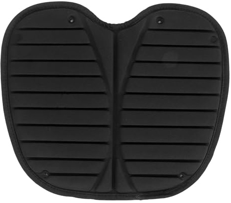 Cojín de asiento de kayak almohadilla de pesca negra y cómoda para remeros