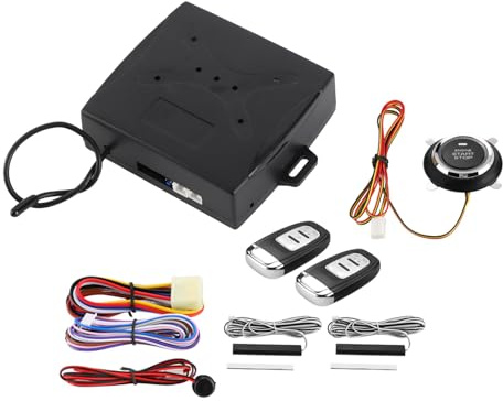 Xiuganpo Universal Car Alarm Security System Reliable PKE Keyless Entry Remote Starter for Easy Installation, for Car Owners