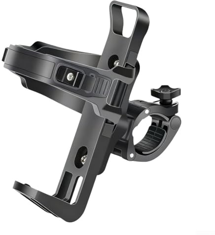 Support de bouteille d'eau pour vélo avec libération rapide et support rotatif à 360 degrés pour un ajustement sûr sur les tubes ronds
