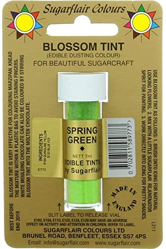 Sugarflair Blosom Tint Edible Dusting Powder - Spring Green