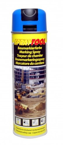 MOTIP Markierungsspray neonblau 500 ml, 500 ml