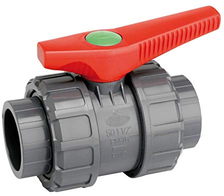 Jimten 52568 - Válvula esfera pvc desmontable 50 encolar