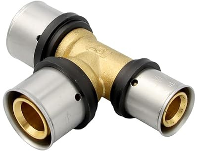 Pipetec Pressfitting T Stück 26x26x20 mm TH Kontur Verbundrohr, DVGW, TH-Profil