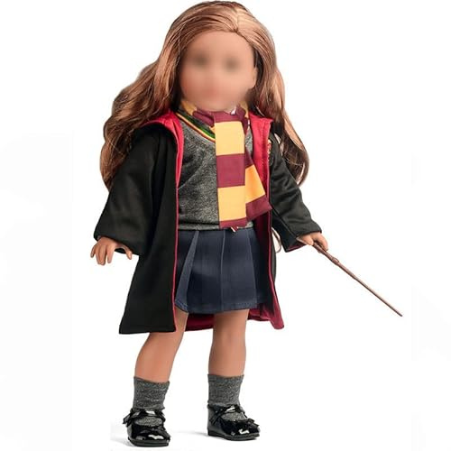 sweet dolly 18 Inches Doll Clothes, Magic School Uniform Scarf Costume Outfits for 18 Inch Dolls (Scarf Magic Set)