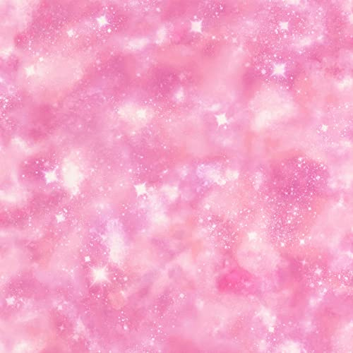 Rasch 273212 Portfolio Nebula Space Glitter Wallpaper Pink